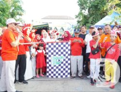 Alazka Surabaya Semarak Merah Putih Ikuti Jalan Sehat Gratis Di HUT RI Di-79 dan Milad Di-36 